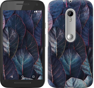 Чехол Листья v3 для Motorola Moto G3