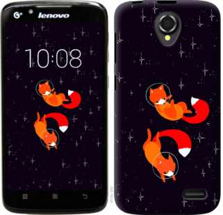 

Чехол Лисички в космосе для Lenovo A388t 870135