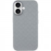 Фото Шкіряний чохол Carved with Magnetic Safe на Apple iPhone 16 (6.1") (Grey) на vchehle.ua