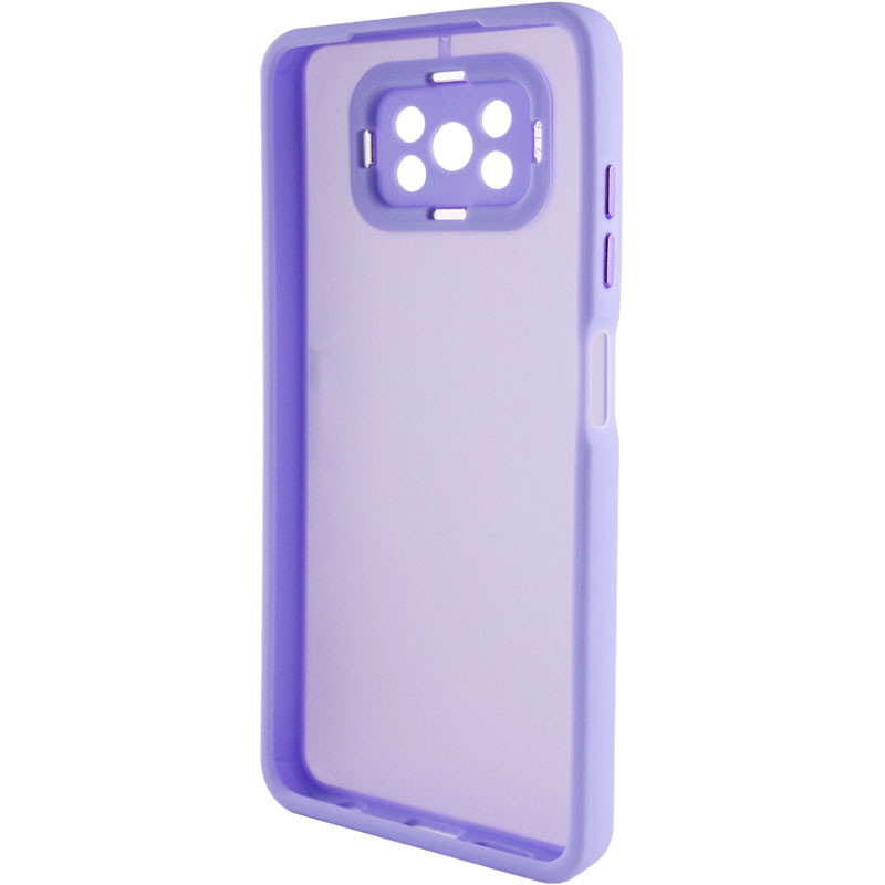 Фото TPU+PC чохол Accent на Xiaomi Poco X3 NFC / Poco X3 Pro (White / Purple) в маназині vchehle.ua