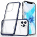 TPU+PC чехол Clear 360 для Apple iPhone 13 Pro (6.1") (Синий)