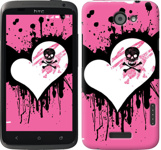 Чехол Эмо сердце для HTC One X