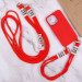 Заказать Чехол TPU two straps California для Apple iPhone 13 (6.1") (Красный) на vchehle.ua