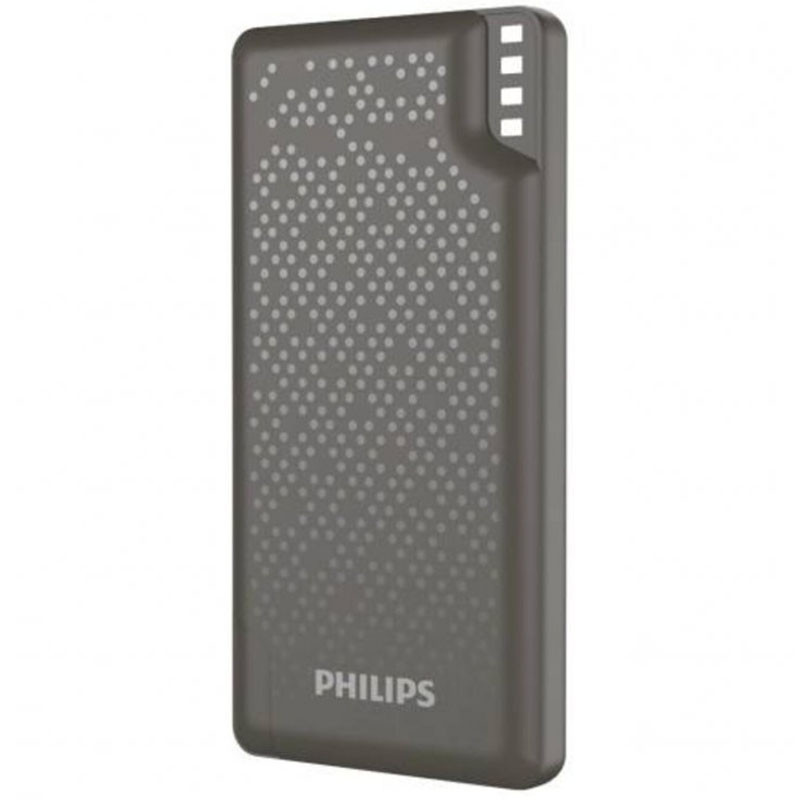 Портативний зарядний пристрій Powerbank Philips Display 10000 mAh 12W (DLP2010N/62) (Сірий)