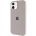 Чехол Silicone Case Full Protective (AA) with Magnetic Safe для Apple iPhone 11 (6.1") (Серый / Light Grey)