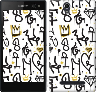

Чехол Graffiti art для Sony Xperia C3 D2502 745314