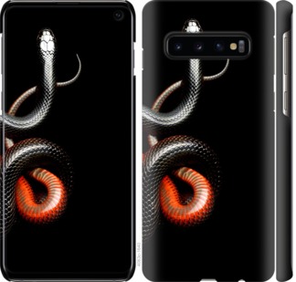 

Чехол Красно-черная змея на черном фоне для Samsung Galaxy S10 706082