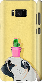

Чехол Мопс с кактусом для Samsung Galaxy S8 Plus 795333