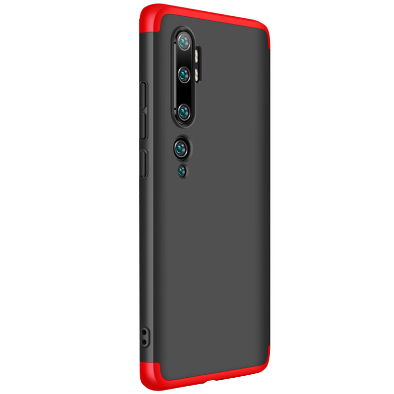 

Пластиковая накладка GKK LikGus 360 градусов для Xiaomi Mi Note 10 Pro (Черный / Красный) 872040