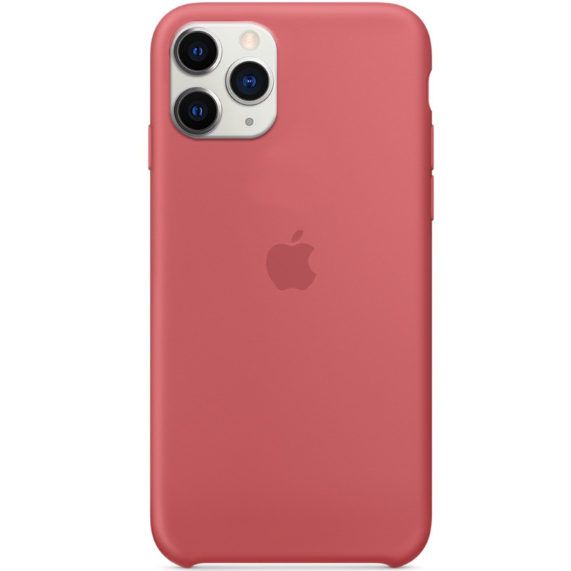 Чохол Silicone Case (AA) на Apple iPhone 11 Pro (5.8") (Червоний / Camellia)