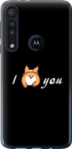 Чехол Люблю для Motorola One Macro