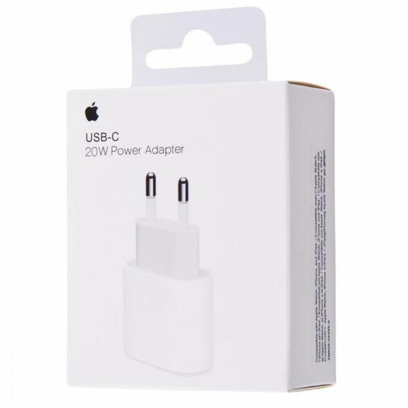 СЗУ Apple 20W USB-C Power Adapter (Original) (MHJE3ZM/A) (Белый) в магазине vchehle.ua