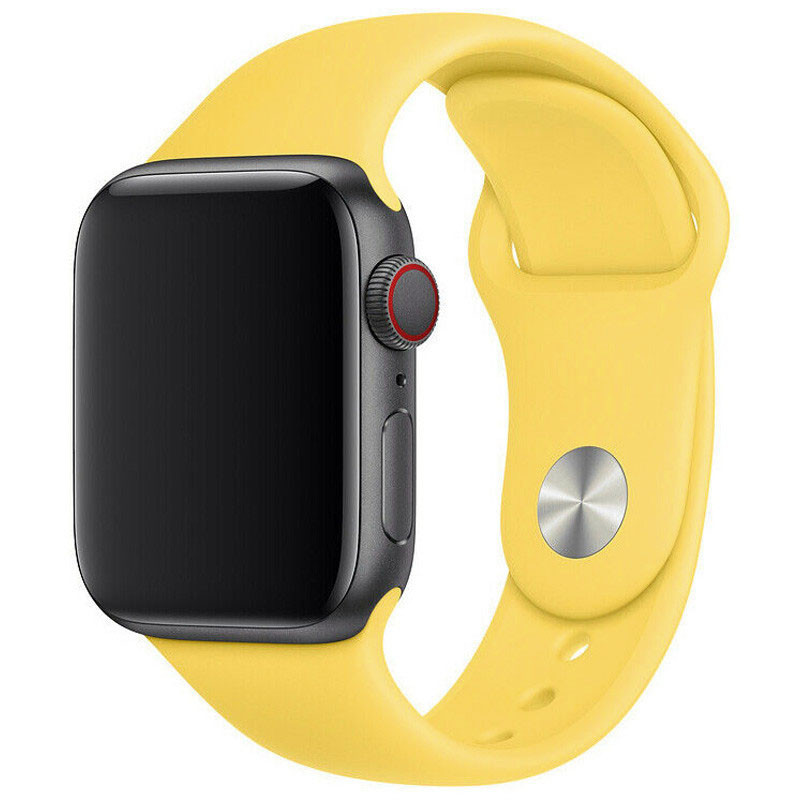 

Силиконовый ремешок для Apple watch 38mm / 40mm (Жовтий / Yellow) 1100598