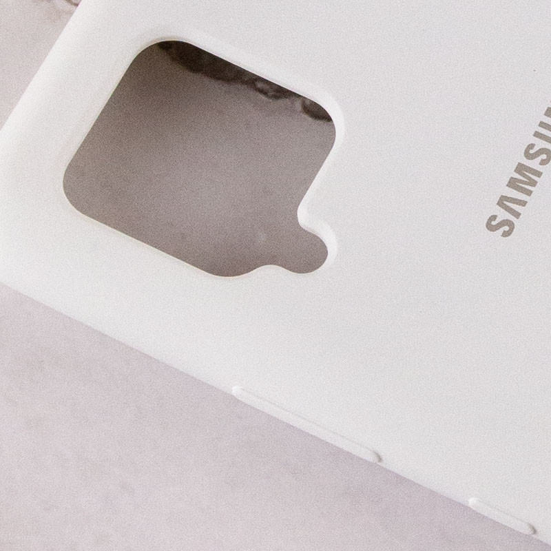 Чохол Silicone Cover Full Protective (AA) на Samsung Galaxy A42 5G (Білий / White) в магазині vchehle.ua