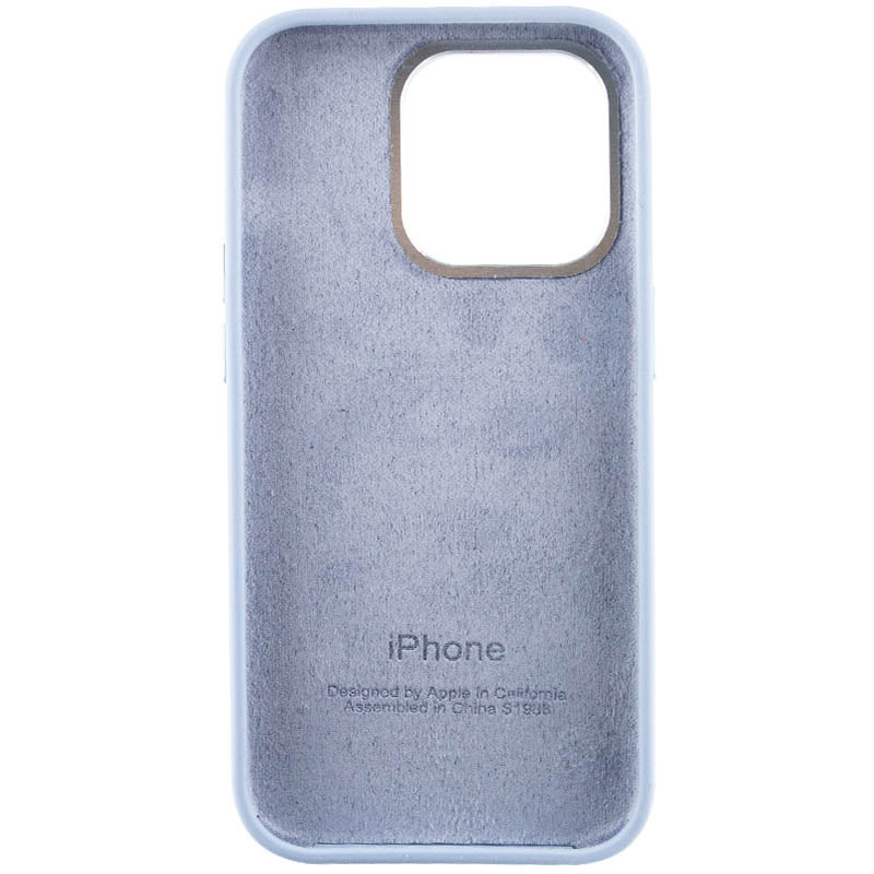 Чехол Silicone Case Metal Buttons (AA) для Apple iPhone 13 Pro (6.1") (Голубой / Blue Fog) в магазине vchehle.ua