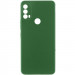 Чохол TPU GETMAN Liquid Silk Full Camera на Motorola Moto E40 (Зелений / Dark green)