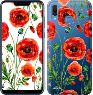 

Чохол Намальовані маки на Huawei Honor Play 744159