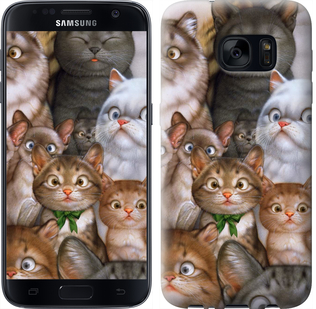 

Чехол коты для Samsung Galaxy S7 G930F 476299