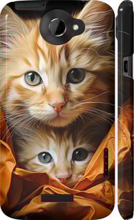Чехол Котики 2 для HTC One X