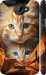 Чехол Котики 2 для HTC One X