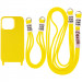 Чехол TPU two straps California для Apple iPhone 13 Pro (6.1") (Желтый)