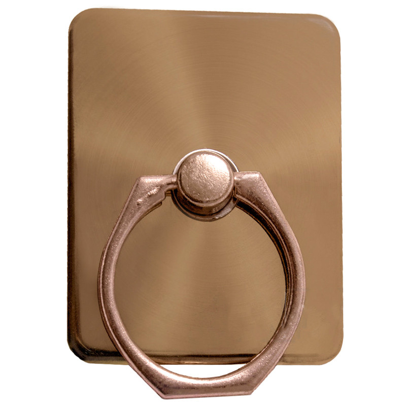 Держатель для телефона квадратный Ring Premium (Золотой)