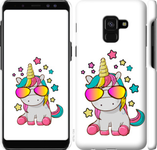 

Чехол Единорог в очках для Samsung Galaxy A8 2018 A530F 911579