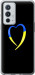 Чехол Жёлто-голубое сердце для OnePlus 9RT