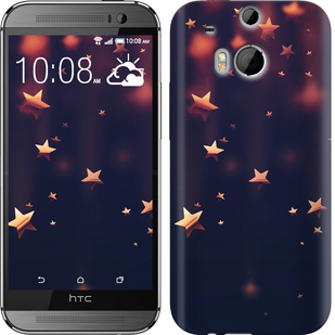 

Чехол Падающие звезды для HTC One M8 645956