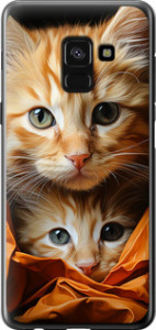 Чехол Котики 2 для Samsung Galaxy A8 2018 A530F