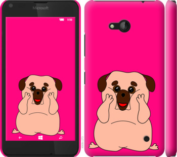 

Чехол Весёлый мопс для Microsoft Lumia 640 928736