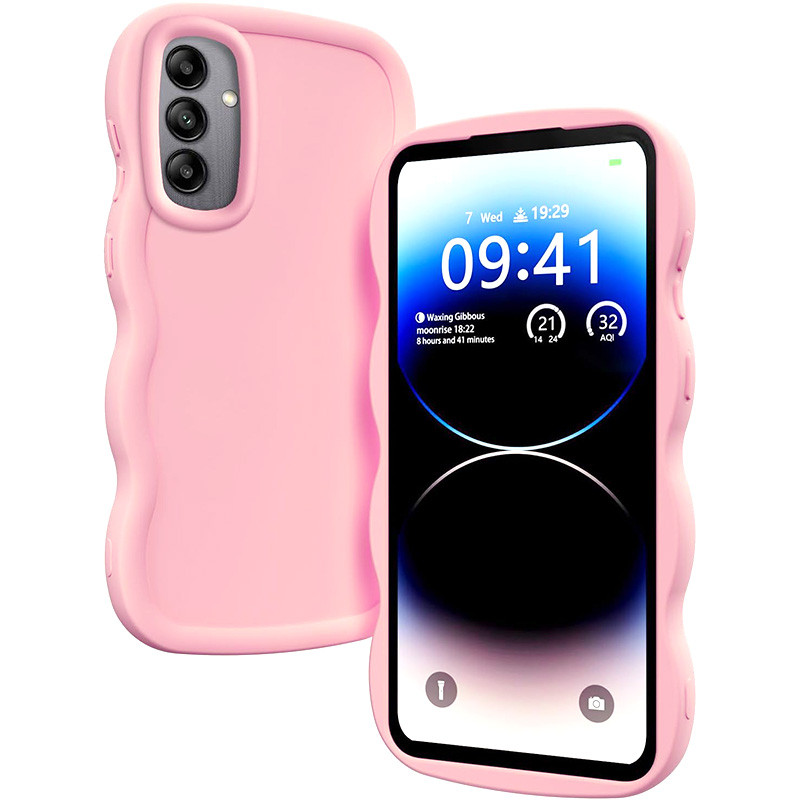 Фото Чохол TPU Ripple на Samsung Galaxy S24 FE (Pink) в маназині vchehle.ua