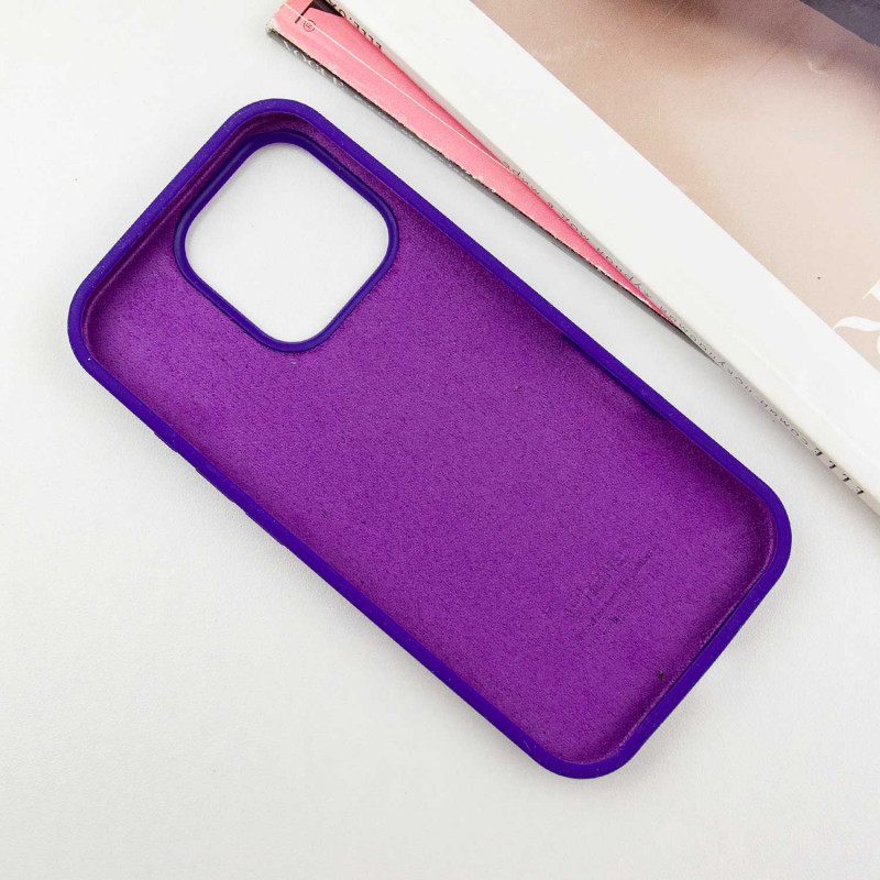 Фото Чехол Silicone Case Full Protective (AA) для Apple iPhone 16 Pro (6.3") (Фиолетовый / Ultra Violet) в магазине vchehle.ua