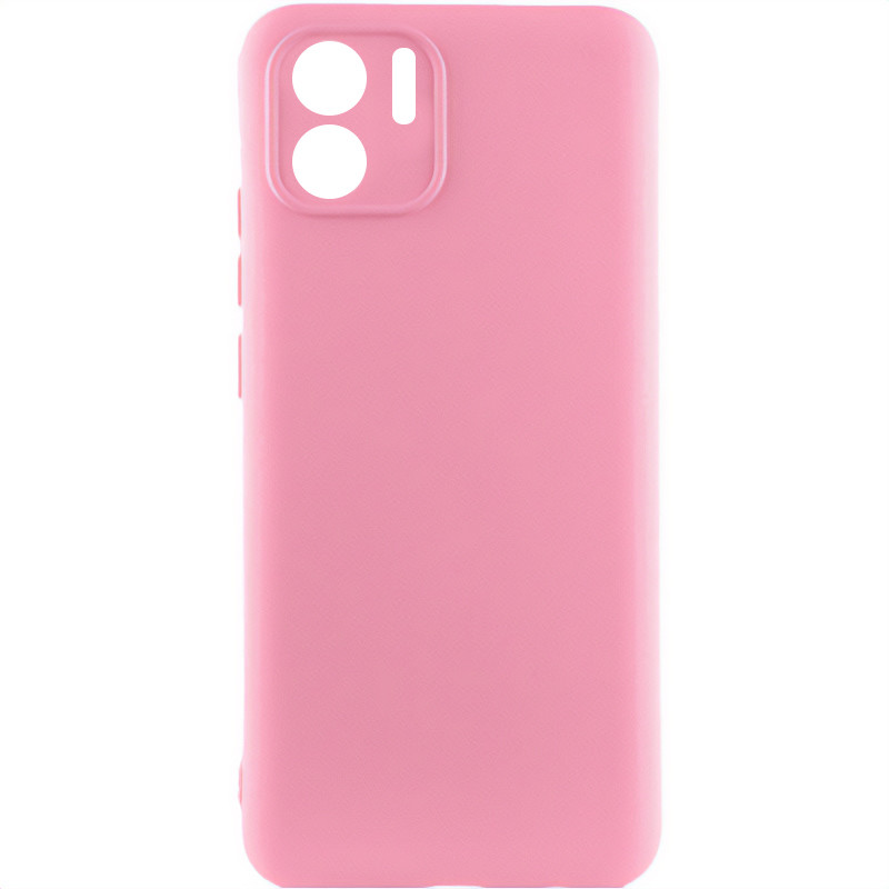 Чехол TPU GETMAN Liquid Silk Full Camera для Xiaomi Redmi A1 / A2 (Розовый / Pink)