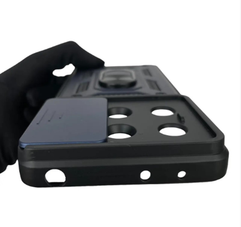 Ударостійкий чохол Camshield Serge Ring на Xiaomi Redmi Note 13 5G (Синій) в магазині vchehle.ua
