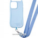 Фото Чохол TPU GETMAN Cat with straps на Apple iPhone 16e (6.1") (Blue) на vchehle.ua