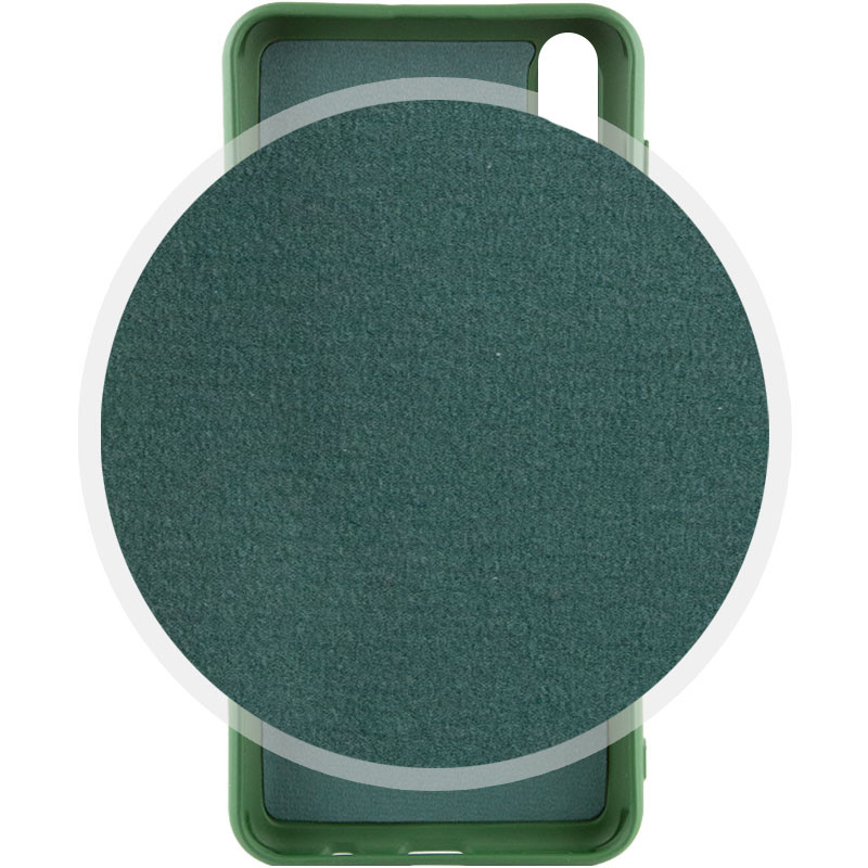 Фото Чохол Silicone Cover Lakshmi (AA) на Samsung Galaxy A50 (A505F) / A50s / A30s (Зелений / Dark green) в маназині vchehle.ua