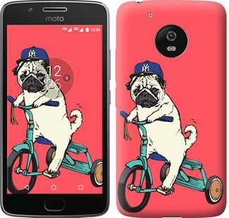 

Чохол Мопс на велосипеді на Motorola Moto G5 642858