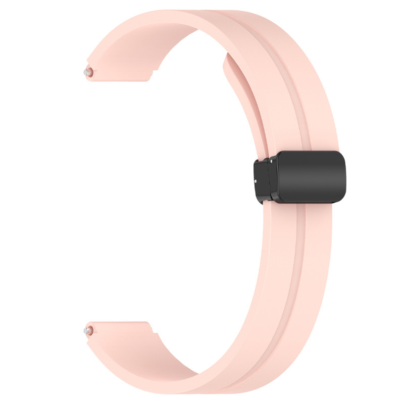 Фото Ремінець Line Magnetic для Xiaomi Mi Band 9/8 (Рожевий / Pink) на vchehle.ua