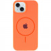 Фото Чохол Silicone Case Full Protective (AA) with Magnetic Safe на Apple iPhone 14 Plus (6.7") (Помаранчевий / Papaya) на vchehle.ua