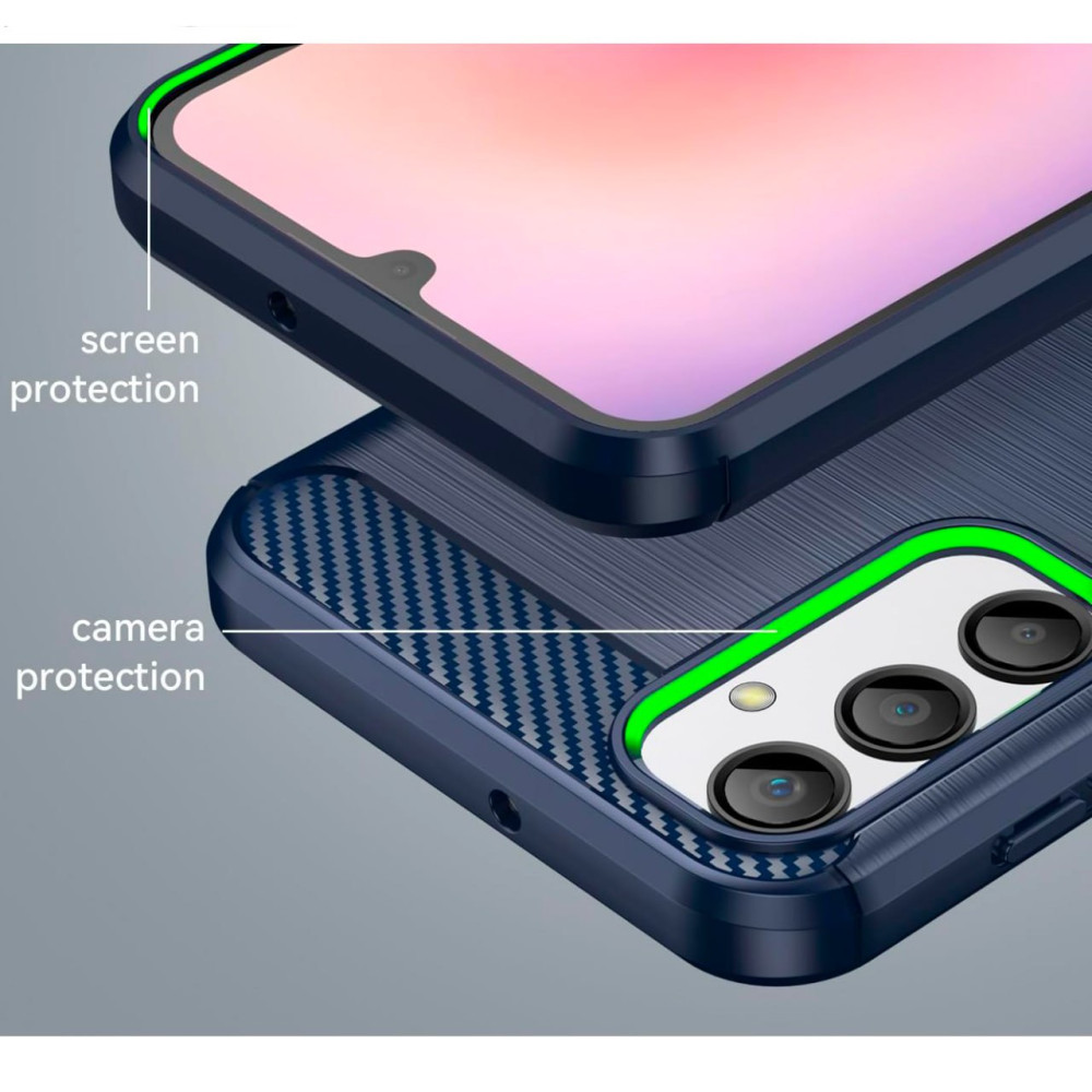 Фото TPU чехол Slim Series для Samsung Galaxy A24 4G (Синий) в магазине vchehle.ua