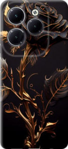 Чехол Роза 3 для Infinix Hot 40