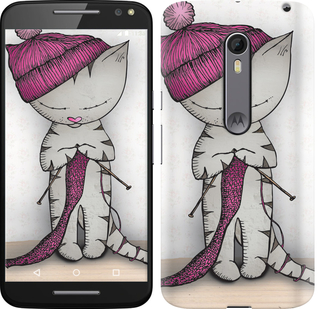 

Чохол Кішка рукодільниця на Motorola Moto X Style 584424