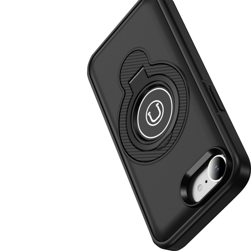 TPU+Textured PC Magnet для Apple iPhone 16e (6.1") (Black) в магазине vchehle.ua