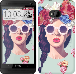 

Чехол Девушка с цветами для HTC U11 Life 607907