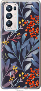 

Чохол Этнос природа листья для Oppo Reno5 Pro Plus 1407245