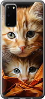 Чохол Котики 2 на Samsung Galaxy S20