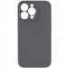 Чохол Silicone Case Full Camera Protective (AA) NO LOGO на Apple iPhone 13 Pro (6.1") (Сірий / Dark Gray)