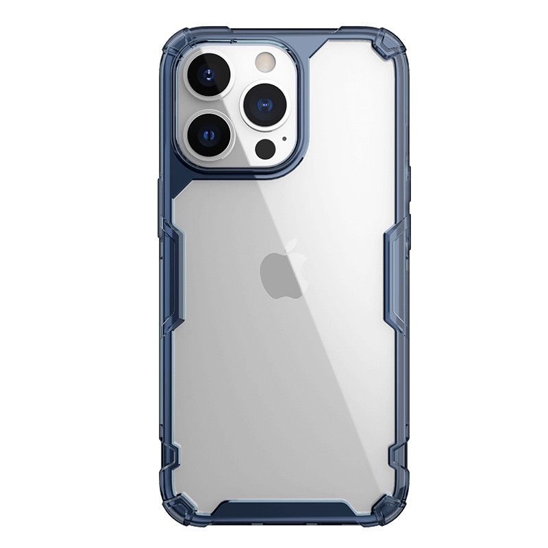 TPU чохол Nillkin Nature Pro Series на Apple iPhone 13 Pro (6.1") (Синій (прозорий))