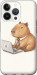 Чохол Funny Capybara CEO Working на iPhone 13 Pro